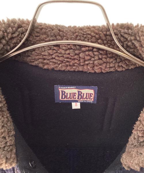 BLUE BLUE（ブルーブルー）BLUE BLUE (ブルーブルー) ジャケット ネイビー サイズ:3の古着・服飾アイテム
