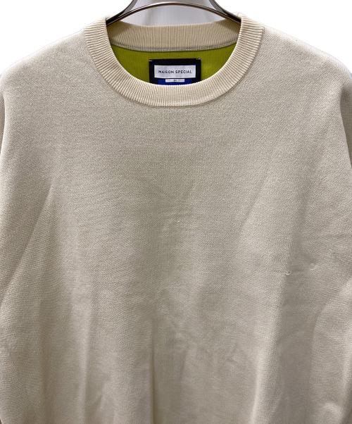 MAISON SPECIAL（メゾンスペシャル）MAISON SPECIAL (メゾンスペシャル) 厚手ニット アイボリー サイズ:Mの古着・服飾アイテム