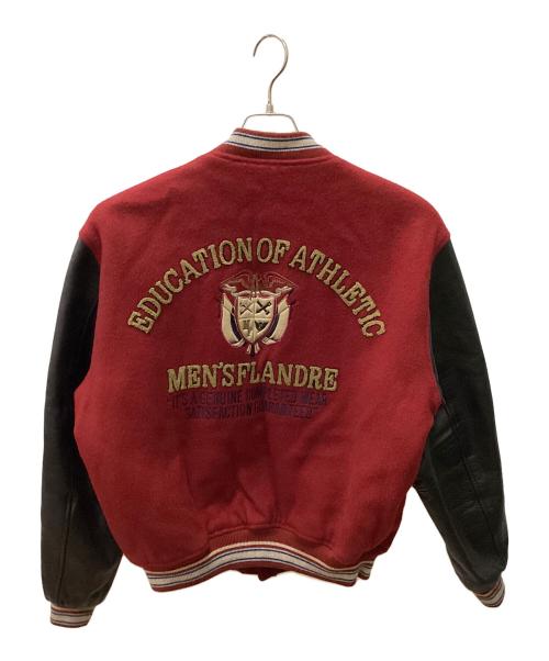 FLANDRE（フランドル）FLANDRE (フランドル) スタジャン レッド×ブラック サイズ:表記無しの古着・服飾アイテム