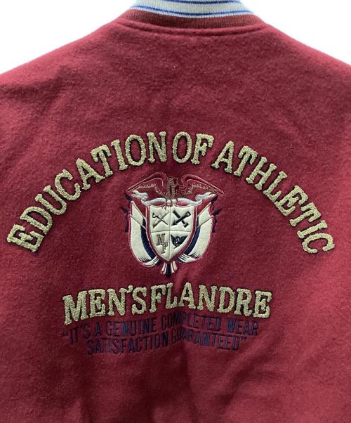 FLANDRE（フランドル）FLANDRE (フランドル) スタジャン レッド×ブラック サイズ:表記無しの古着・服飾アイテム