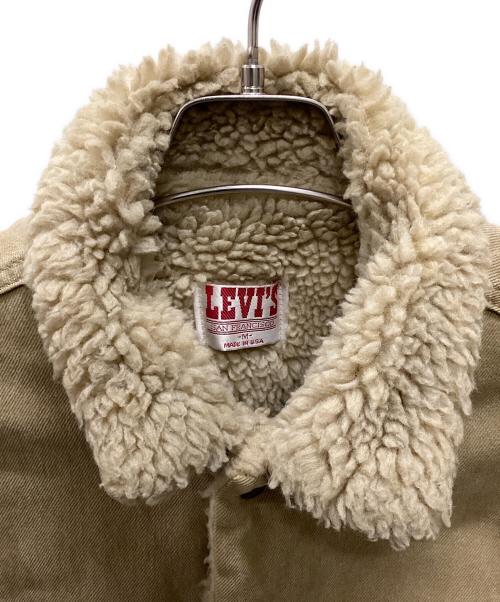 LEVI'S（リーバイス）LEVI'S (リーバイス) 80-90s 米国製 裏ボアGジャケット ベージュ サイズ:Mの古着・服飾アイテム