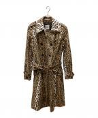 MOSCHINOモスキーノ）の古着「レオパード柄コート」｜ベージュ