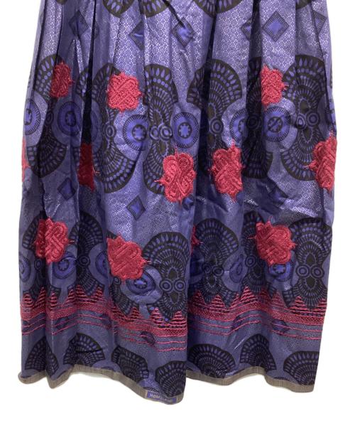 ANNA SUI（アナスイ）ANNA SUI (アナスイ) ノースリーブ・キャミソールワンピース パープル サイズ:2の古着・服飾アイテム