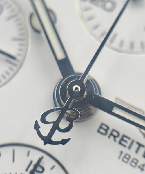 BREITLING（ブライトリング）BREITLING (ブライトリング) Astromat アストロマット Ref.A20405 ホワイト文字盤 白文字盤 サイズ:44mm/15~20cmの古着・服飾アイテム