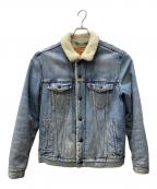 LEVI'Sリーバイス）の古着「ボアデニムジャケット」｜インディゴ