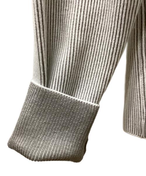 LACOSTE（ラコステ）LACOSTE (ラコステ) リブニットトラックジャケット ライトグレー サイズ:XSの古着・服飾アイテム