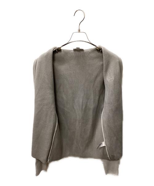 LACOSTE（ラコステ）LACOSTE (ラコステ) リブニットトラックジャケット ライトグレー サイズ:XSの古着・服飾アイテム
