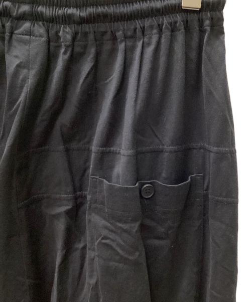 Y-3（ワイスリー）Y-3 (ワイスリー) Wide Sarouel Pants Logo cotton ブラック サイズ:Sの古着・服飾アイテム