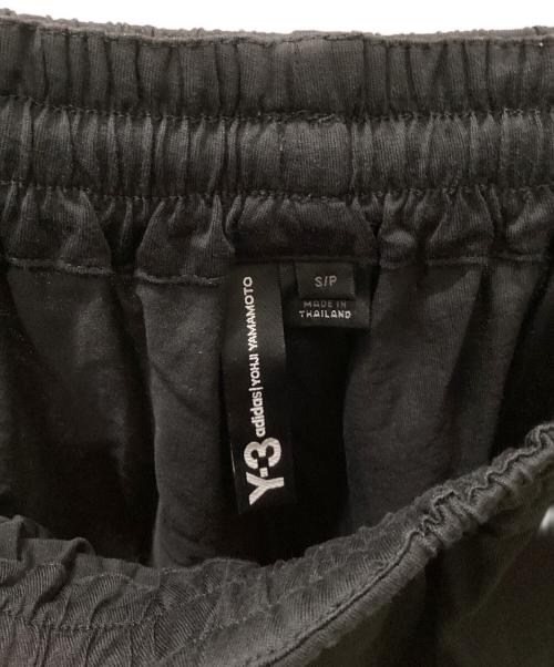Y-3（ワイスリー）Y-3 (ワイスリー) Wide Sarouel Pants Logo cotton ブラック サイズ:Sの古着・服飾アイテム