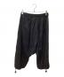 Y-3 (ワイスリー) Wide Sarouel Pants Logo cotton ブラック サイズ:S：12000円