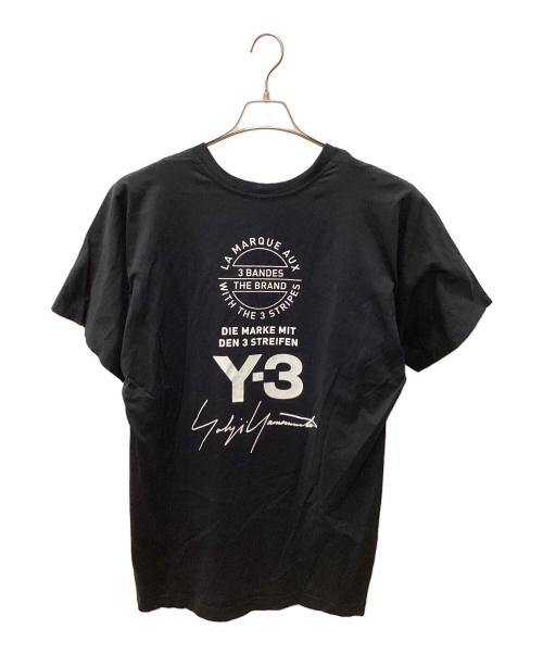 Y-3（ワイスリー）Y-3 (ワイスリー) 半袖カットソー ブラック サイズ:Mの古着・服飾アイテム