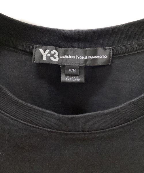 Y-3（ワイスリー）Y-3 (ワイスリー) 半袖カットソー ブラック サイズ:Mの古着・服飾アイテム