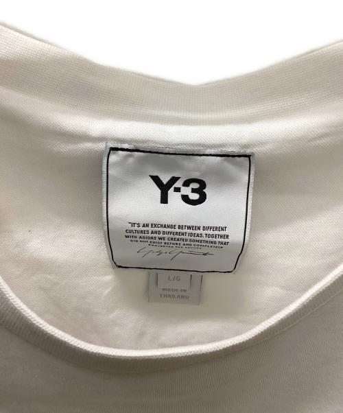 Y-3（ワイスリー）Y-3 (ワイスリー) M CLASSIC PAPER JERSEY SS TEE ホワイト サイズ:Lの古着・服飾アイテム