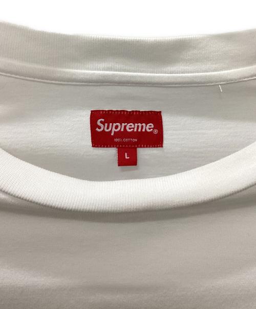 SUPREME（シュプリーム）Supreme (シュプリーム) SMALL BOX LOGO 長袖カットソー ホワイト サイズ:Lの古着・服飾アイテム