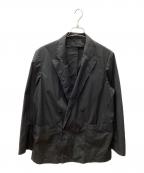 UNITED ARROWSユナイテッドアローズ）の古着「UNITED ARROWS ダントツ撥水 オーディナリー ナイロン ４ボタン ダブル ジャケット」｜グレー