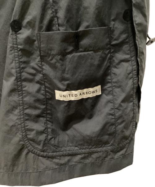 UNITED ARROWS（ユナイテッドアローズ）UNITED ARROWS (ユナイテッドアローズ) UNITED ARROWS ダントツ撥水 オーディナリー ナイロン ４ボタン ダブル ジャケット グレー サイズ:Sの古着・服飾アイテム