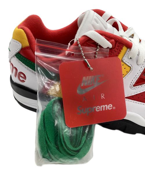 NIKE（ナイキ）NIKE (ナイキ) SUPREME (シュプリーム) Air Cross Trainer ホワイト×レッド×イエロー サイズ:27.5cmの古着・服飾アイテム