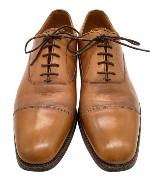 SCOTCH GRAIN（スコッチグレイン）SCOTCH GRAIN (スコッチグレイン) ストレートチップシューズ ブラウン サイズ:25 1/2の古着・服飾アイテム