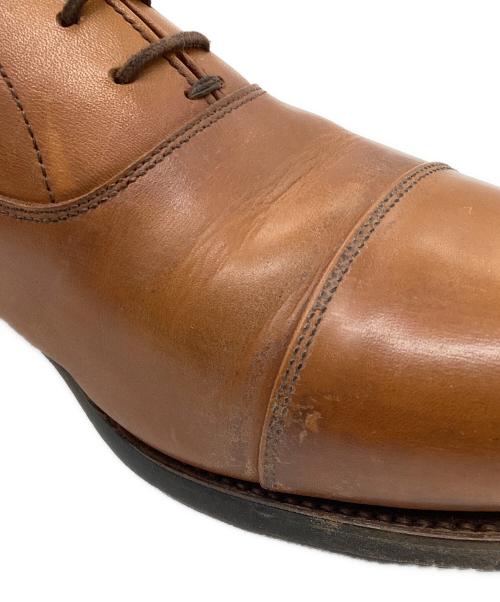 SCOTCH GRAIN（スコッチグレイン）SCOTCH GRAIN (スコッチグレイン) ストレートチップシューズ ブラウン サイズ:25 1/2の古着・服飾アイテム