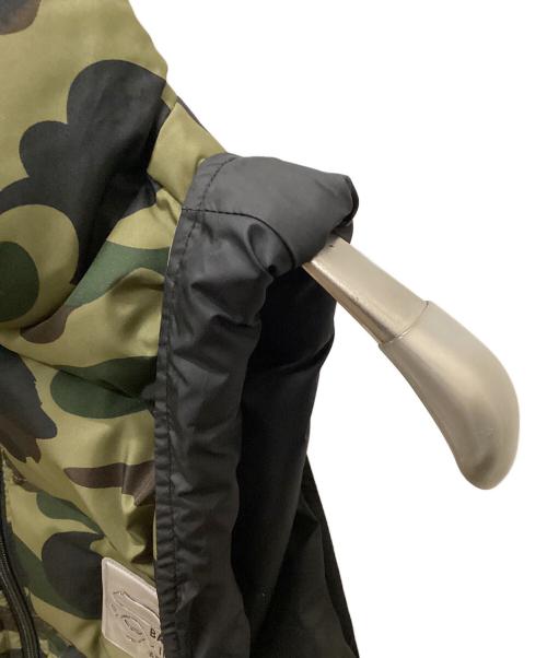 A BATHING APE（ア ベイシング エイプ）A BATHING APE (ア ベイシング エイプ) ダウンベスト グリーン サイズ:Mの古着・服飾アイテム