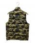 A BATHING APE (ア ベイシング エイプ) ダウンベスト グリーン サイズ:M：18000円
