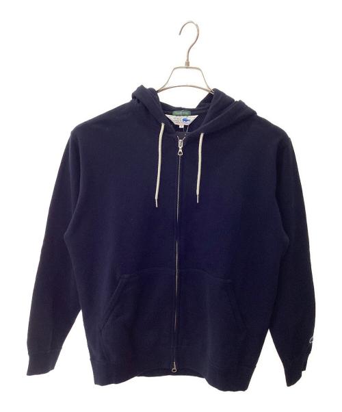 CHEMISE LACOSTE（シュミーズ ラコステ）CHEMISE LACOSTE (シュミーズ ラコステ) CHEMISE LACOSTE ジップパーカー ネイビー サイズ:3 未使用品の古着・服飾アイテム