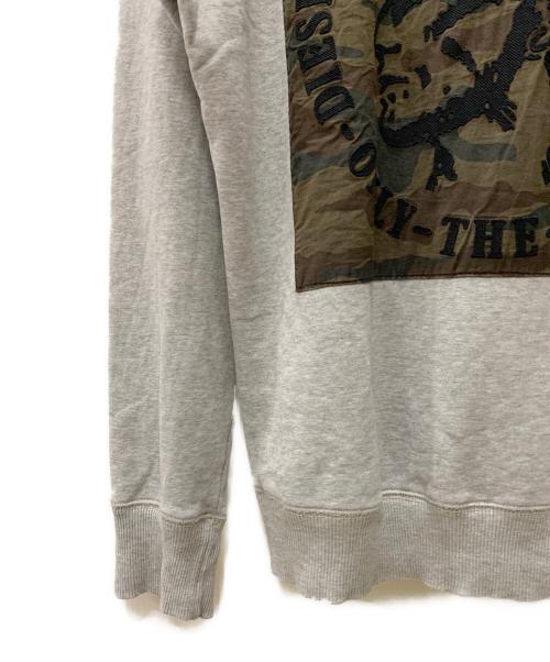 DIESEL（ディーゼル）DIESEL (ディーゼル) スウェット グレー サイズ:Mの古着・服飾アイテム