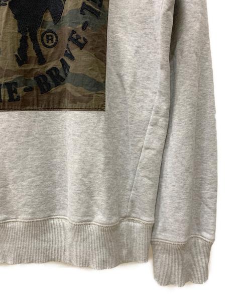 DIESEL（ディーゼル）DIESEL (ディーゼル) スウェット グレー サイズ:Mの古着・服飾アイテム