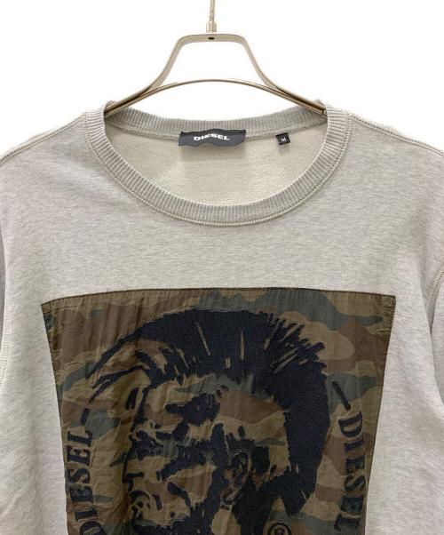 DIESEL（ディーゼル）DIESEL (ディーゼル) スウェット グレー サイズ:Mの古着・服飾アイテム