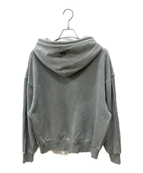 SUBCIETY（サブサエティ）SUBCIETY (サブサエティ) ジップパーカー グレー サイズ:Lの古着・服飾アイテム