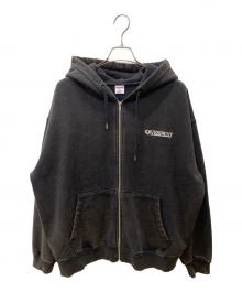 overprint（オーバープリント）の古着「ジップパーカー」｜チャコールグレー