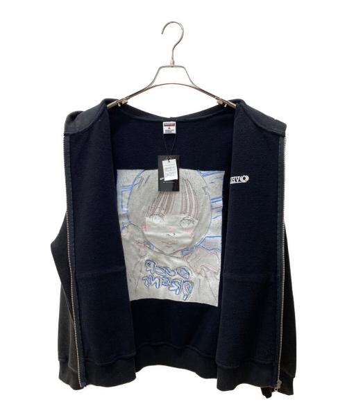 overprint（オーバープリント）overprint (オーバープリント) ジップパーカー チャコールグレー サイズ:XL 未使用品の古着・服飾アイテム