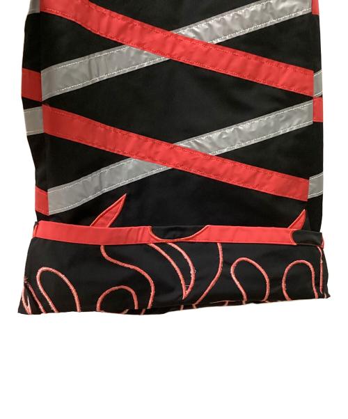 GALFY（ガルフィー）GALFY (ガルフィー) ワイドパンツ ブラック×レッド サイズ:中型犬 未使用品の古着・服飾アイテム