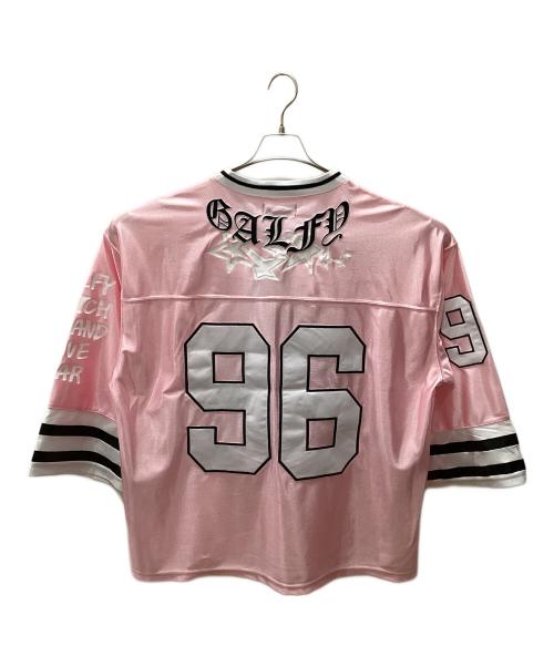 GALFY（ガルフィー）GALFY (ガルフィー) ウェッサーホッケーシャツ ピンク サイズ:Lの古着・服飾アイテム