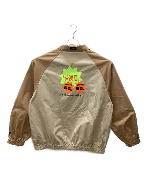 overprint（オーバープリント）overprint (オーバープリント) overprint コーチジャケット ベージュ サイズ:XL 未使用品の古着・服飾アイテム