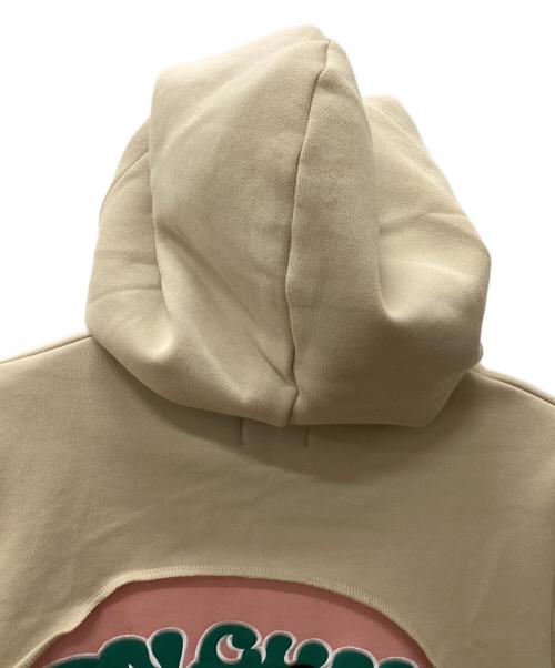 GALFY（ガルフィー）GALFY (ガルフィー) 半分パーカー ベージュ×ピンク サイズ:中型犬 未使用品の古着・服飾アイテム