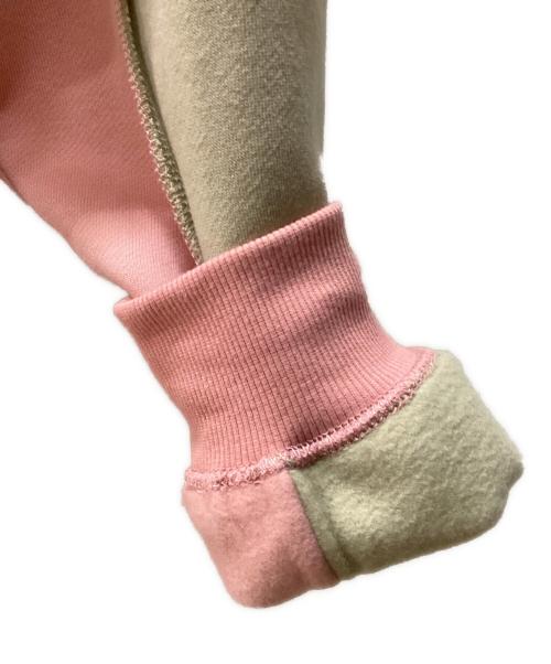 GALFY（ガルフィー）GALFY (ガルフィー) 半分パーカー ベージュ×ピンク サイズ:中型犬 未使用品の古着・服飾アイテム