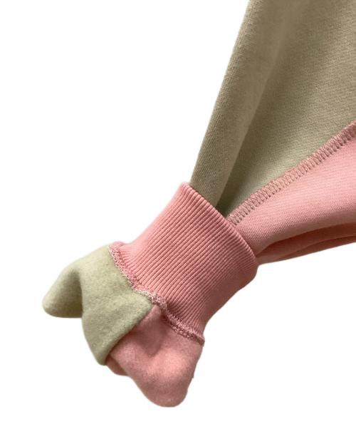 GALFY（ガルフィー）GALFY (ガルフィー) 半分パーカー ベージュ×ピンク サイズ:中型犬 未使用品の古着・服飾アイテム