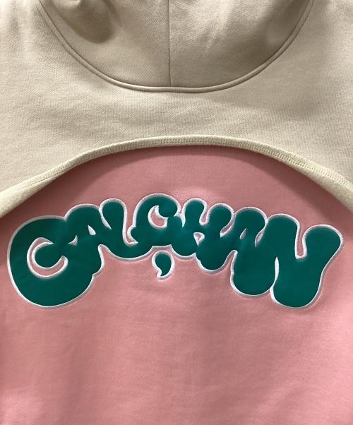 GALFY（ガルフィー）GALFY (ガルフィー) 半分パーカー ベージュ×ピンク サイズ:中型犬 未使用品の古着・服飾アイテム