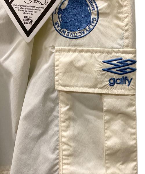 GALFY（ガルフィー）GALFY (ガルフィー) わんわんFCヒザパッカンパンツ ホワイト×ブルー サイズ:中型犬 未使用品の古着・服飾アイテム