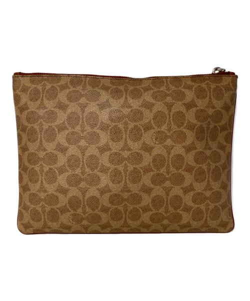 COACH（コーチ）COACH (コーチ) クラッチバッグ ブラウンの古着・服飾アイテム