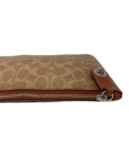 COACH（コーチ）COACH (コーチ) クラッチバッグ ブラウンの古着・服飾アイテム