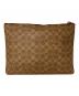COACH (コーチ) クラッチバッグ ブラウン：5000円