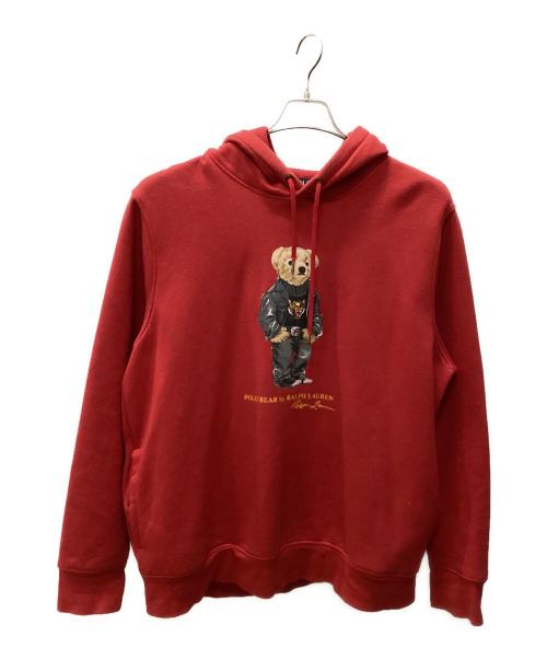 POLO RALPH LAUREN（ポロ・ラルフローレン）POLO RALPH LAUREN (ポロ・ラルフローレン) パーカー レッド サイズ:XLの古着・服飾アイテム