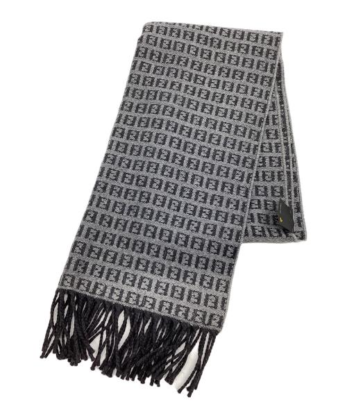 FENDI（フェンディ）FENDI (フェンディ) マフラー グレーの古着・服飾アイテム