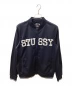 stussyステューシー）の古着「トラックジャケット」｜ネイビー