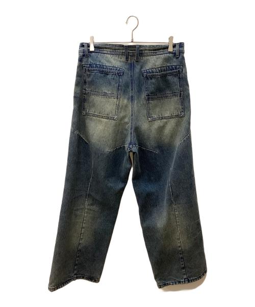 FILTH（フィルス）FILTH (フィルス) FRONT ZIP BAGGY インディゴ サイズ:2の古着・服飾アイテム