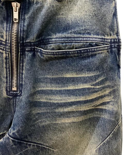 FILTH（フィルス）FILTH (フィルス) FRONT ZIP BAGGY インディゴ サイズ:2の古着・服飾アイテム