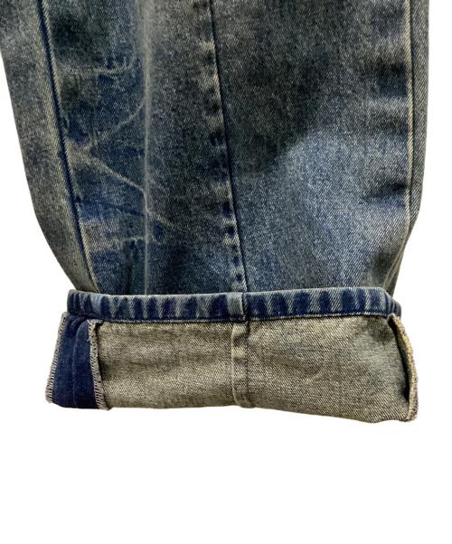 FILTH（フィルス）FILTH (フィルス) FRONT ZIP BAGGY インディゴ サイズ:2の古着・服飾アイテム