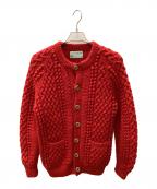 INVERALLANインバーアラン）の古着「厚手カーディガン」｜レッド